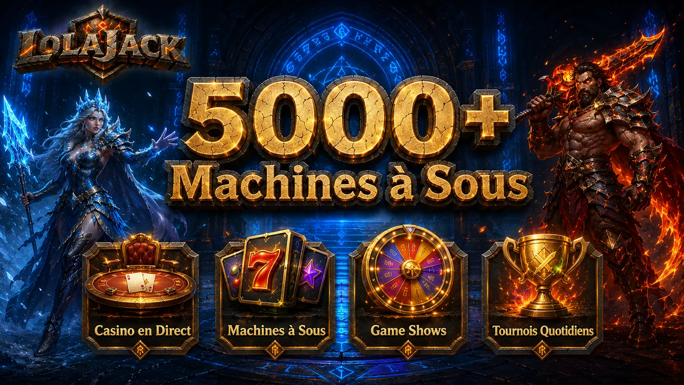 Lobby des jeux LolaJack casino